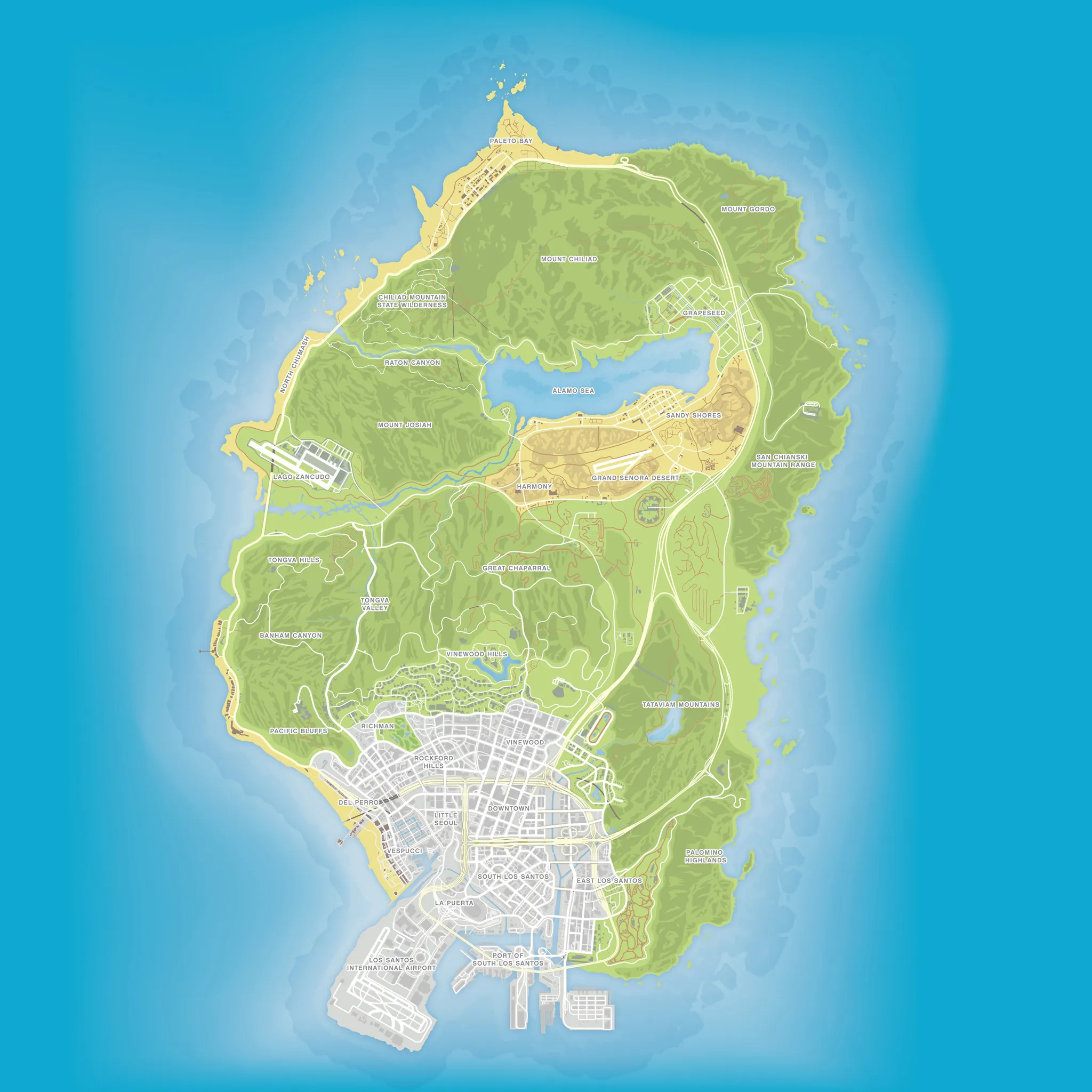 Carte GTA V